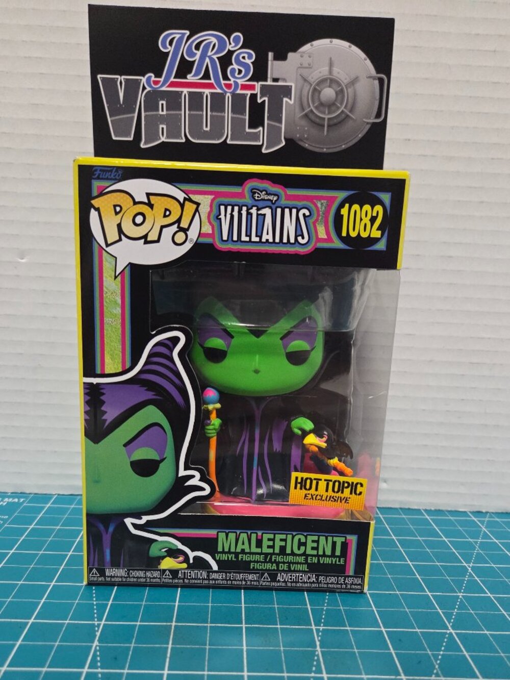 Funko POP Disney Villains Maleficient Black Light 1082 Vinyl Figure
